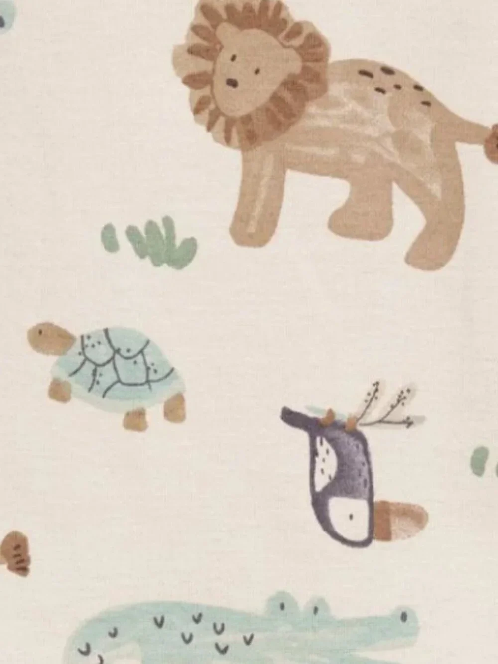 NWT Carter’s Baby Boy Outfit 12 Months Green Overalls Animal Print Shirt 2PC Set - Picture 5 of 7